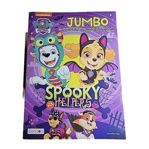 PAW PATROL HALLOWEEN JUMBO COLORING & ACTIVITY BOOK, SPOOKY HELPERS